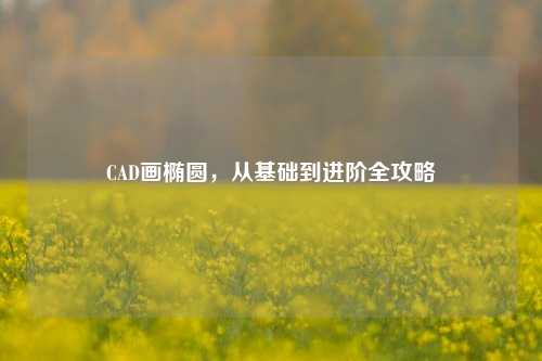 CAD画椭圆,从基础到进阶全攻略