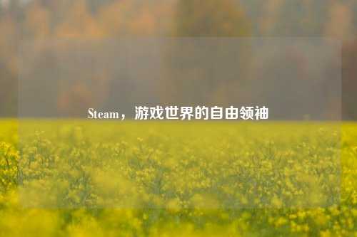 Steam,游戏世界的自由领袖