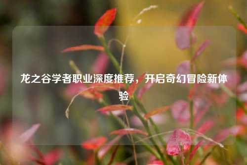 龙之谷学者职业深度推荐,开启奇幻冒险新体验