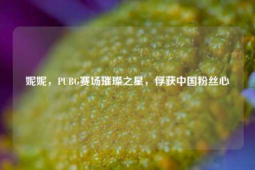妮妮，PUBG赛场璀璨之星，俘获中国粉丝心