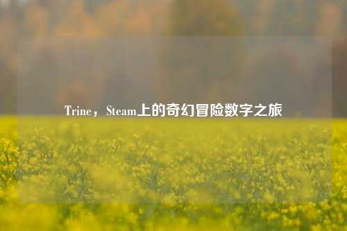 Trine,Steam上的奇幻冒险数字之旅
