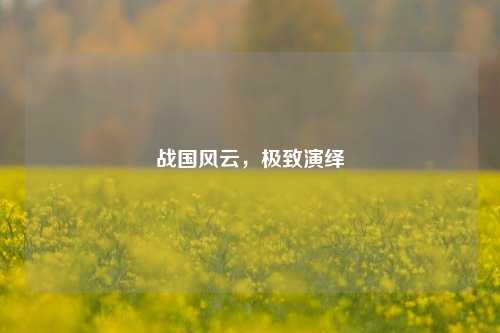 战国风云,极致演绎
