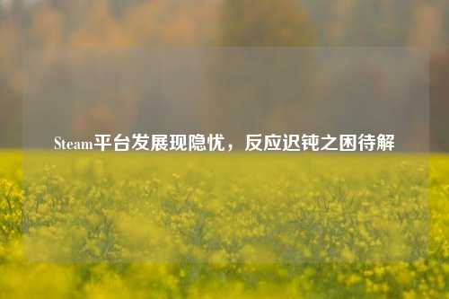 Steam平台发展现隐忧,反应迟钝之困待解
