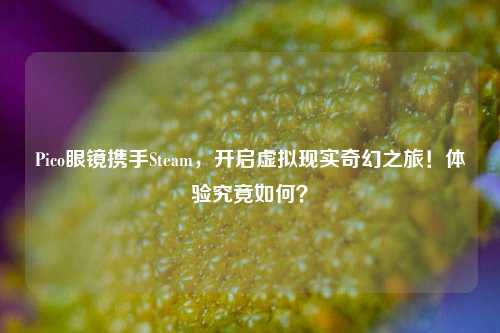 Pico眼镜携手Steam,开启虚拟现实奇幻之旅!体验究竟如何?