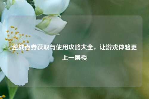 逆战点券获取与使用攻略大全,让游戏体验更上一层楼