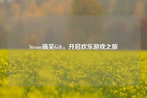 Steam搞笑Gift,开启欢乐游戏之旅