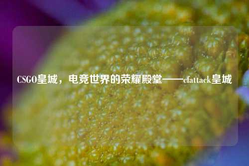CSGO皇城，电竞世界的荣耀殿堂——cfattack皇城
